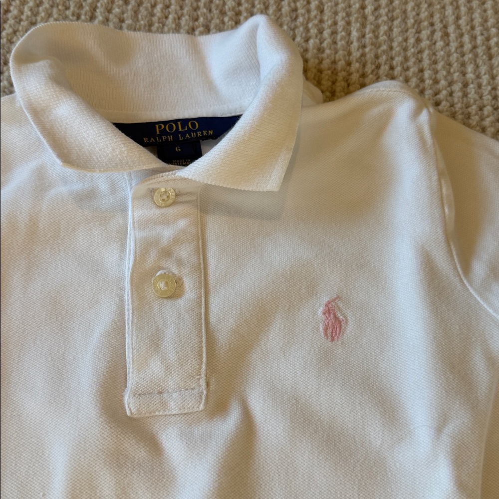 Polo by Ralph Lauren Kids White Polo Dress - Picture 3 of 3